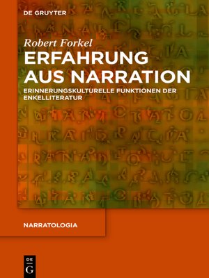 cover image of Erfahrung aus Narration
